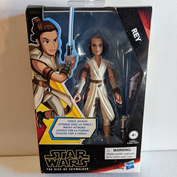 NWT Rey Galaxy Adventures Figure Star Wars Rise of Skywalker Force Attack Hasbro - Picture 1 of 5